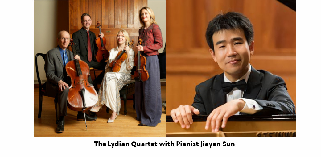 The Lydian String Quartet with Jiayan Sun